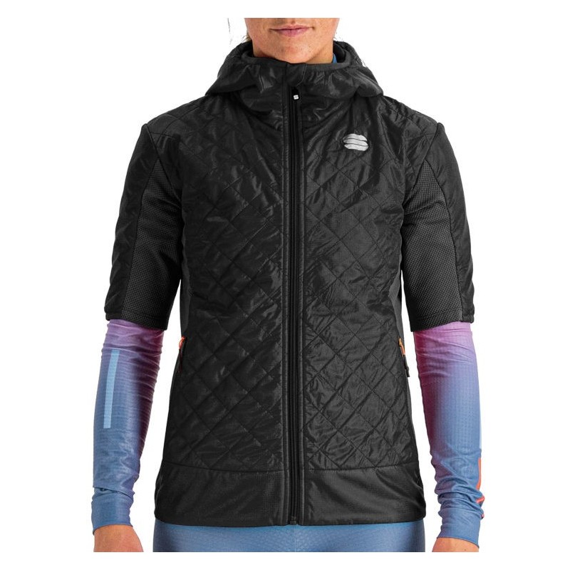 Warme Damenjacke Sportful Rythmo W Puffy schwarz Warme Damenjacke Sportful Rythmo W Puffy schwarz